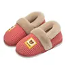 Chinelos de Algodão à Prova de Vento Desenho Animado Feminino 2026 Novo Outono Inverno Internos Casa Antiderrapante Pelúcia Quente Sapatos de Algodão para Mulheres