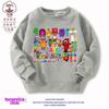 Ropa de bloques de construcción digitales Numberblocks Suéter de manga larga para niño con forro polar camiseta infantil de dibujos animados moderna otoño e invierno
