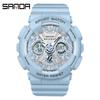 Comércio exterior atacado relógio masculino estilo Harajuku moderno digital esportivo à prova d'água masculino e feminino estilo coreano simples relógio eletrônico