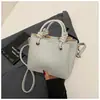Bolso Pequeño de Aspecto Elevado, Moderno y Elegante para Mujer 2025 Nuevo Bolso Cruzado de Verano, Bolso de Mano Exquisito, Bolso Tipo Cubo