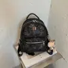 Mochila Casual com Estampa de Leopardo Personalidade 2026 Outono Nova Chegada Mochila de Grande Capacidade Bolsa de Viagem Mochila Retrô Fashion