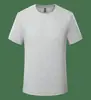 Cuello redondo manga corta algodón puro manga corta logo personalizado Grupo de trabajo empresarial de la compañía camisa cultural color liso manga corta venta al por mayor