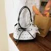 Bolso de hombro tipo bandolera con lazo, gran capacidad, estilo coreano, moderno, adecuado para ir al trabajo, elegante y fresco, modelo nuevo 2026
