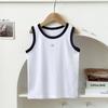 Colete de verão infantil modal grande para crianças Peça única Stretch Baby Boys and Girls Sweat Absorbing Comfortable Vest Shorts suit