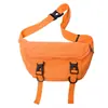 Nueva bolsa de pecho personalizable con cerradura para hombres y mujeres, bolsa pequeña de hombro de lona casual deportiva, mochila de un solo hombro moderna y genial para ciclismo al aire libre