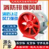 Ventilador Axial de Extracción de Humo y Fuego de Ingeniería del Fabricante Equipo de Ventilación Industrial Resistente a Altas Temperaturas Ventilador Axial de Alta Potencia
