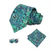 Conjunto Formal de Tres Piezas para Hombre de Alta Gama Corbata Personalizada Corbata Jacquard Estampada Bordada Formal de Negocios Boda Casual