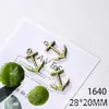 NIANXING accesorios para pulsera collar de joyería 28*20 mm aleación ancla ancla de mar
