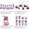 Decoraciones Populares de Fiesta Temáticas de Demon Slayer de Amazon Banner de Cumpleaños Kpop Fondo Accesorios para Colgar