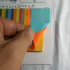 Tecido de Poliéster Elastano Malhado de Alta Elasticidade Versão Completa Estrutura de Puxar Filme de Hot Stamping Tecido Colorido Elástico Decoração Tecido para Roupa de Performance de Palco