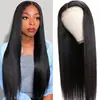 Moda Europeia e Americana Transfronteiriça da Amazon Renda Renda Peruca Média Longa Lisa Peruca Frontal de Renda Cobertura Completa da Cabeça