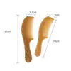 Peine para el cabello de plástico de goma flexible con forma de media luna tallada por ambos lados, adecuado para el peinado diario tanto para hombres como para mujeres, peine portátil para uso doméstico