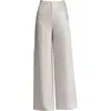 Pantalones de pierna ancha para mujer, modernos y versátiles, nuevo estilo otoño 2026, elegantes, sencillos, holgados, adelgazantes, rejuvenecedores, pantalones casuales de lino de moda