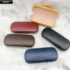 Estuche para Gafas de Miopía Grande Nuevo al por Mayor Estuche de Cuero Escarchado Estuche de Hierro Caja de Almacenamiento para Gafas Ópticas Personalizado
