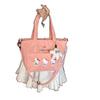 Bolsa de Tela Simple Nuevo Gato Dibujo Animado Linda Estudiante Oficina Chica Estudiante Corazón Bolsa de Almuerzo Bolsa de Almuerzo Bolso Cruzado