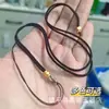 Cordão Retrátil para Colar, Cordão Trançado Artesanal de Lanterna que Preserva a Cor, Cordão com Pingente de Jade, Ágata, Ouro, Esmeralda, Cordão para Pendurar