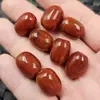 Ágata Vermelha do Sul Passe-partout Jade Contas Espalhadas Vermelho Caqui Oval Passe-partout Pulseira Colar Acessórios Contas