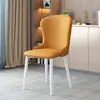 Silla de Comedor Moderna de Lujo Sencillo de Alto Valor Estilo Nuevo Hogar Apartamento Pequeño Restaurante Familiar Italiano Mesa de Comedor Silla Respaldo