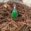 Venta al por mayor de fábrica jade al por mayor colgante de jade malayo colgante de jade verde esmeralda