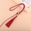 Borla Pequeña de Dinero Correa de Mano Trenzada DIY para Muñeca Hebilla de Seguridad Cuerda Colgante Accesorios Cordón DIY Accesorios de Cuentas Sueltas