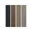 Fornecimento exclusivo transfronteiriço de painéis acústicos de grade de fibra de poliéster para exportação de comércio exterior, materiais acústicos para decoração de parede, painéis de madeira à prova de som
