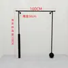Estante de Exhibición Minimalista Negro Mate, Perchero Grueso Mate para Ropa, Estante de Exhibición Montado en Pared para Tiendas de Ropa, Tiendas de Ropa para Mujer y Tiendas de Ropa Infantil