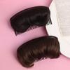 Almofada de cabelo invisível para aumento de altura, dispositivo para cabelo fofo, artefato para cabelo fofo, cabeça de princesa, almofada de cabelo fofa, almofada de cabeça preguiçosa, pente de cabelo feminino
