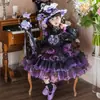 Vestido de Princesa Kuromi para Niñas, Colección Primavera/Otoño, Vestido Cosplay Infantil, Vestido Lolita, Vestido Suéter
