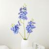 Amor-perfeito único flor artificial planta verde flor falsa casamento casa pátio ao ar livre decoração fotografia fotografia comércio exterior transfronteiriço