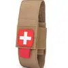 Bolsa Tática Médica de Armazenamento para Exterior Aprimorada com Bolsa Externa para Torniquete MOLLE Bolsa Portátil para Armazenamento de Tesouras de Primeiros Socorros
