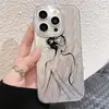 Venta al por mayor transfronteriza de línea de arte nicho, belleza, temática de manzana 13 Pro Max, nuevo iPhone, fundas protectoras Air
