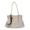 Bolso de mujer retro de gran capacidad, moderno y sencillo, nuevo modelo 2026, bandolera versátil para el trabajo, bolso de mano ligero, bolso tote