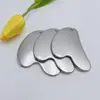 Masajeador Gua Sha de Dedo, Aleación de Zinc Metálico, Acabado Mate, Especializado para Cara y Uso Facial, Universal para Todo el Cuerpo, Raspador en Forma de Corazón