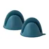 Conjunto Antiescaldante para Cozinha Doméstica Luvas Antiescaldantes Antiderrapantes de Silicone Isolamento Térmico Pegador de Bandeja de Aço Inoxidável Ferramenta de Clipe para Tigela