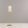 Maniquíes Infantiles para Tienda de Ropa Infantil, Exhibidor de Media Figura, Dorado y Plateado, Estante de Maniquí para Tienda de Ropa para Hombres y Mujeres