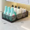 Estante de Almacenamiento para Baño, Gabinete Debajo del Lavabo del Baño, Cesta de Almacenamiento, Carrito para Detergente de Lavandería al Lado de la Lavadora, Carrito Pequeño Móvil