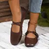 Novos Sapatos Mary Jane Prata Franceses para Mulheres Estilo Coreano com Saia Planos Salto Baixo Sapatos Femininos Primavera e Outono 2025