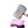 Almohada Inflable para Viajes Largos en Avión, Tren de Alta Velocidad, Coche, Cojín de Soporte Lumbar, Viajes al Aire Libre, Camping, Almohada Plegable Portátil