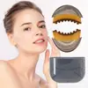 Brocha Facial de Contorno Linfático Transfronteriza, Brocha de Contorno Facial y de Cuello en Forma de Media Luna