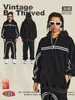 BE sudadera con capucha retro de alta calle europea y americana para hombre otoño e invierno 2025 lavada forrada de felpa gruesa deportiva marca de moda sudadera hombre