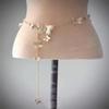 Cadena de cintura para mujer con borla de mariposa de viento de deseo puro, collar de dos usos, cadena para pierna, cadena corporal, alto valor de color, dulce, fresco, chica hot