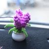 [Terminado] Adornos de coche de escritorio en maceta pequeños y lindos Regalo para el Día del Maestro ramo mini hecho a mano con palito retorcido