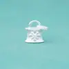 Prata de Lei S925 Prata Lisa Diamante de Precisão Personalizado Pingente de Cadeado de Prata Acessórios para Pingentes de Pulseira de Cristal com Contas DIY