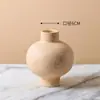 Jarrón de Cerámica Geométrico Retro Moteado Adornos Florales Nuevo Estilo Chino Estilo Nórdico-Estilo Silencioso Decoración Morandi