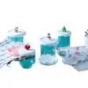 Fabricante Desenvolve Tampa de Silicone para Copo de Neve, Tampa de Vidro Transparente Doméstica contra Poeira, Tampa Redonda para Copo com Boneco de Natal