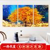2019 Nuevo Pintura Diamante 5D Diamante Completo Árbol de la Fortuna Dorada Diamante de Punta Punto de Cruz Tríptico Sala de Estar Pintura de Mampostería Nórdica