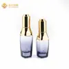 Venta Directa Botella de Esencia de 30 ml Botella con Bomba de Presión de Vidrio Botella Gotero de 50 ml Cuadrada Botella Dispensadora de Aceite de Masaje Cosmético