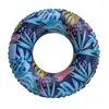 Anillo inflable para brazo de adulto con estampado de hojas y flamenco, con asa, PVC ecológico engrosado, para agua al aire libre, anillo de natación para adulto