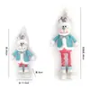 Muñeca Navideña Rosa Nueva Lentejuela Muñeco de Nieve Navideño Retráctil Decoración Navideña Exhibición de Ventana