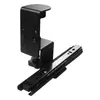 Soporte para Teclado de Computadora sin Perforaciones Soporte de Riel Deslizante Hardware de Escritorio Tablero de Extensión de Oficina Codo Giratorio Soporte de Mano